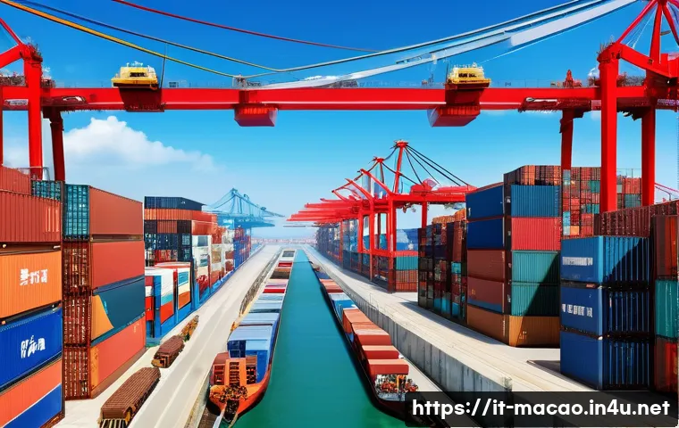 중국 본토와의 관계 이슈 - A detailed scene illustrating global commercial expansion with a focus on China’s Belt and Road Init...